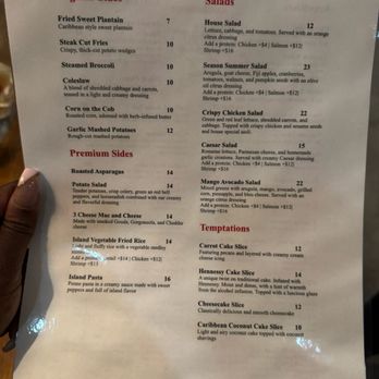 Island RibHouse - Menu - Salad Near Me - Brooklyn, New York