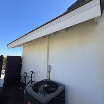 Top Notch Home Services - Before pic (rain gutters) - Handyman Near Me