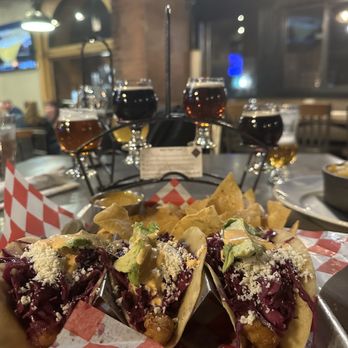 Wynkoop Brewing - CRISPY FISH TACOS , Choice of 4 Beer Crowlers - Pool Halls Near Me - Denver, Colorado Wynkoop Brewing - CRISPY FISH TACOS , Choice of 4 Beer Crowlers - Pool Halls Near Me - Denver, Colorado