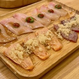 Carpaccio - Yellowtail, Red Snapper, Salmon, Tuna
