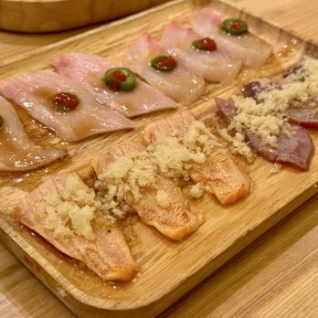 Akino - Carpaccio - Yellowtail, Red Snapper, Salmon, Tuna - Sushi Bars Near Me - Flushing, New York