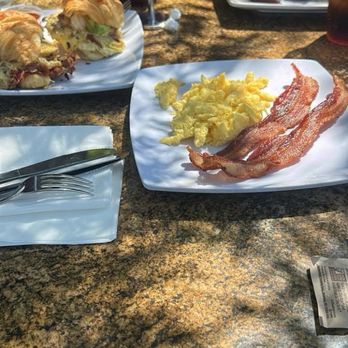 La Mesa Bistro - Egg and cheese croissant, Mexican Breakfast Bagel, scrambled eggs and bacon. - Cafes Near Me - La Mesa, California La Mesa Bistro - Egg and cheese croissant, Mexican Breakfast Bagel, scrambled eggs and bacon. - Cafes Near Me - La Mesa, California