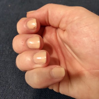 Sky Nails - Five days after my basic manicure - Nail Salons Near Me - Rocklin, California Sky Nails - Five days after my basic manicure - Nail Salons Near Me - Rocklin, California