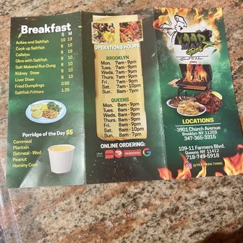 Yaad Man Thing - Menu - Food Trucks Near Me - Brooklyn, New York