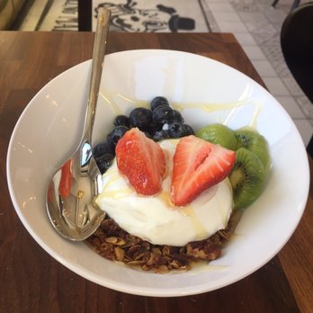 Barking Mad Cafe - House made Granola with Greek yogurt and fresh fruit. - Coffee & Tea Near Me - Gaithersburg, Maryland Barking Mad Cafe - House made Granola with Greek yogurt and fresh fruit. - Coffee & Tea Near Me - Gaithersburg, Maryland