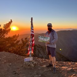 Mount Baden-Powell Trail - Sunrise at the peak!