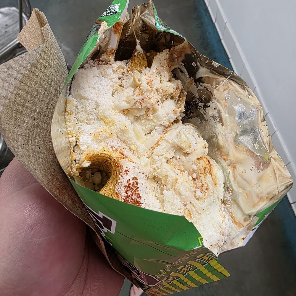 La Michoacana Real - Tostielotes with extra mayo - Ice Cream & Frozen Yogurt Near Me - Indio, California La Michoacana Real - Tostielotes with extra mayo - Ice Cream & Frozen Yogurt Near Me - Indio, California