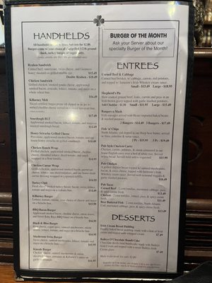 Menu photo 5 Killarney's Irish Pub & Grill Temecula, CA Menu photo 5 Killarney's Irish Pub & Grill Temecula, CA
