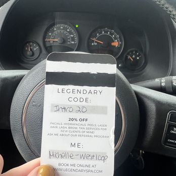 Legendary Spa - Certificate - Nail Salons Near Me - Chicago, Illinois