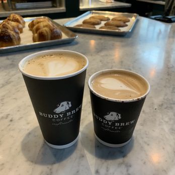 Buddy Brew Coffee - Caramel oat milk latte and mocha oat milk latte - Coffee & Tea Near Me - Tampa, Florida Buddy Brew Coffee - Caramel oat milk latte and mocha oat milk latte - Coffee & Tea Near Me - Tampa, Florida