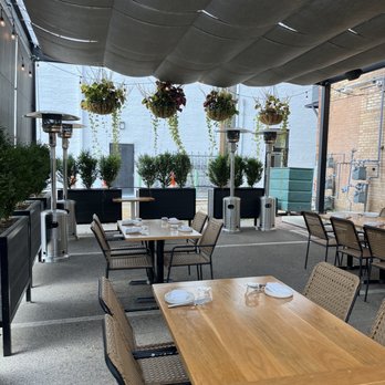 Houndstooth Restaurant - Patio - New American Near Me - Benton Harbor, Michigan Houndstooth Restaurant - Patio - New American Near Me - Benton Harbor, Michigan
