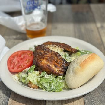 Grouper & Chips - Blackened Grouper Caesar is delicious. - Seafood Near Me - Naples, Florida Grouper & Chips - Blackened Grouper Caesar is delicious. - Seafood Near Me - Naples, Florida