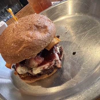 Rodeo Goat - Peanut butter and jelly burger. Did not taste either one. - Burgers Near Me - Houston, Texas Rodeo Goat - Peanut butter and jelly burger. Did not taste either one. - Burgers Near Me - Houston, Texas