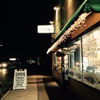 The Fish Friar - All lit up for the holidays! - Fish & Chips Near Me - Syracuse, New York