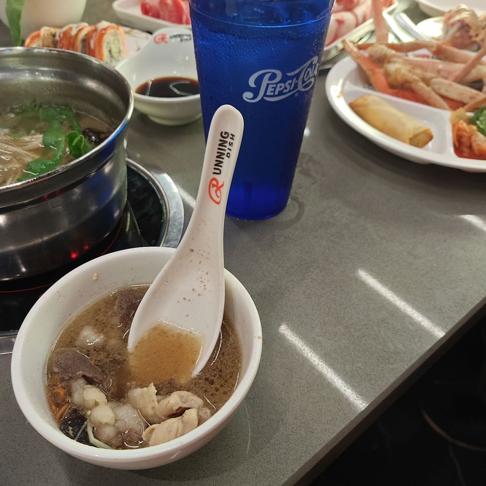 Running Dish - I ordered hot pot and sushi. - Hot Pot Near Me - Sterling, Virginia Running Dish - I ordered hot pot and sushi. - Hot Pot Near Me - Sterling, Virginia