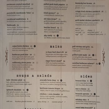 Bosscat Kitchen & Libations - Food menu - Bars Near Me - Orange, California Bosscat Kitchen & Libations - Food menu - Bars Near Me - Orange, California