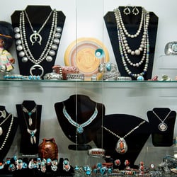 Jewelsmith - A peek in one of our Vintage Native American cases.