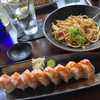 Hush - Udon Noodles and Hidden Tiger roll - Sushi Bars Near Me - Keller, Texas Hush - Udon Noodles and Hidden Tiger roll - Sushi Bars Near Me - Keller, Texas