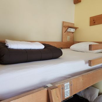 HI-Banff Alpine Centre - Top bunk of bunk beds - Hotels Near Me - Banff, Alberta
