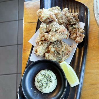 Izakaya Gama - Chicken thigh with a creamy dipping sauce. Yummy and very filling. - Izakaya Near Me - Point Arena, California