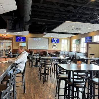 TJ Chumps - Dining area there is a large covered patio just beyond that wall - Sports Bars Near Me - Huber Heights, Ohio TJ Chumps - Dining area there is a large covered patio just beyond that wall - Sports Bars Near Me - Huber Heights, Ohio