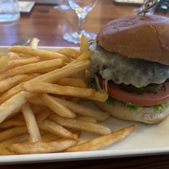Farm Neck Café - Well done burger and fries - New American Near Me - Oak Bluffs, Massachusetts Farm Neck Café - Well done burger and fries - New American Near Me - Oak Bluffs, Massachusetts