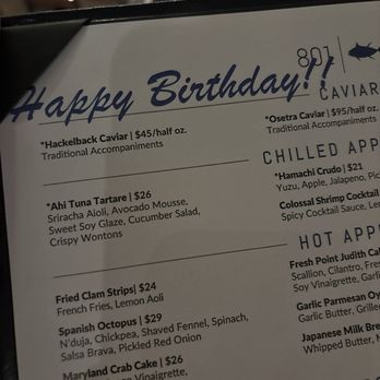 801 Fish - Menu - Seafood Near Me - Clayton, Missouri