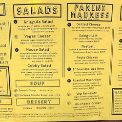 Grandpa Mac - Menu on the other page