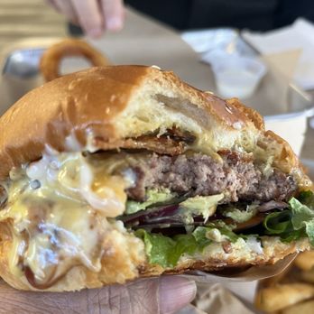 Uncle Jay Burger House - After a few bites, this is what the Western Burger looks like. - Burgers Near Me - Concord, California Uncle Jay Burger House - After a few bites, this is what the Western Burger looks like. - Burgers Near Me - Concord, California