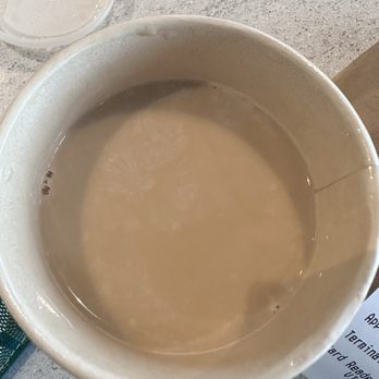 Boichik Bagels Factory - Watered down coffee where they put the creamer in for you - Bagels Near Me - Berkeley, California