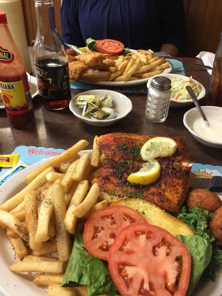 Order Fillet of Fish Sandwich food online from Corky Bells Seafood & Steaks store, Fleming Island on bringmethat.com