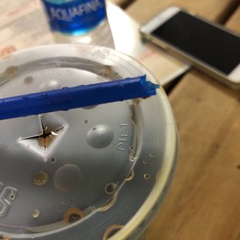 Antelope Lanes - broken straw they gave us when we ordered our drink. - Bowling Near Me - Prescott Valley, Arizona
