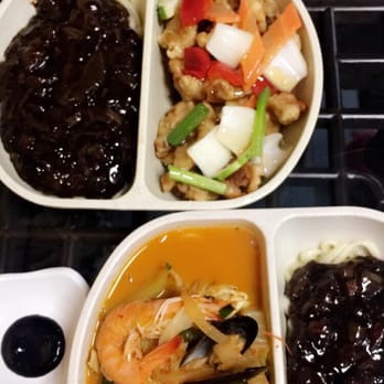 Joongmi - Tang jja myun (top) & jjam jja myun (bottom) - Korean Near Me - Annandale, Virginia