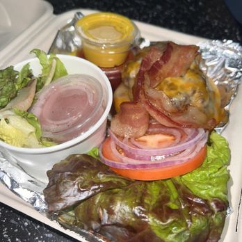 M's Pub - bacon cheeseburger take-out - New American Near Me - Omaha, Nebraska