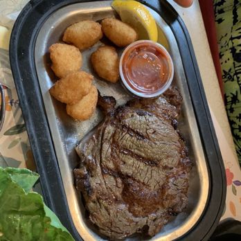 Schwarz's Supper Club - Ribeye with scallops - New American Near Me - New Holstein, Wisconsin