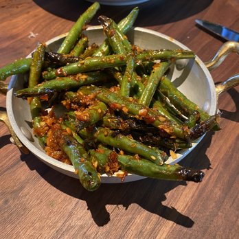 Eureka! - Spicy Ginger Green Beans, has a nice kick to it on the finish. - Burgers Near Me - Ontario, California Eureka! - Spicy Ginger Green Beans, has a nice kick to it on the finish. - Burgers Near Me - Ontario, California