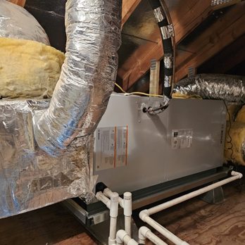 Scotts  Air Conditioning - Old Goodman replaced with a new bosch central air handler - Heating & Air Conditioning/HVAC Near Me