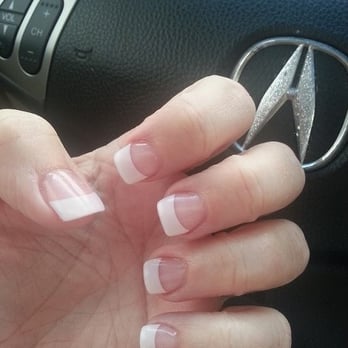 Paris Nails - Full set solar nails with white tips - Nail Salons Near Me - Houston, Texas Paris Nails - Full set solar nails with white tips - Nail Salons Near Me - Houston, Texas