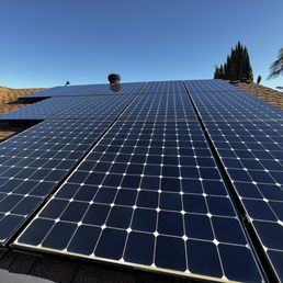 Cleaned solar panels (after) Cleaned solar panels (after)