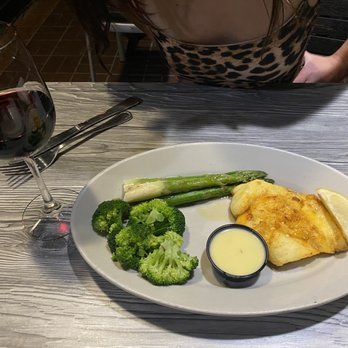 Mr Big Fish - Sautéed Yellowtail, Broccoli, Asparagus - Seafood Near Me - Naples, Florida Mr Big Fish - Sautéed Yellowtail, Broccoli, Asparagus - Seafood Near Me - Naples, Florida