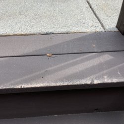 Guru Gutter Cleaning Fayetteville - Vacuum hose scraped paint off stairs