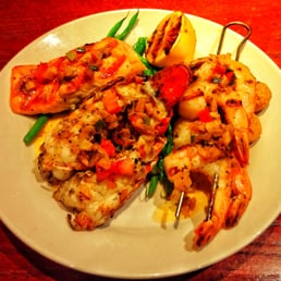 Grilled Lobster, Shrimp & Salmon