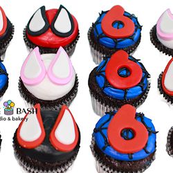 Cake Bash Studio - Spidey and friends cupcakes