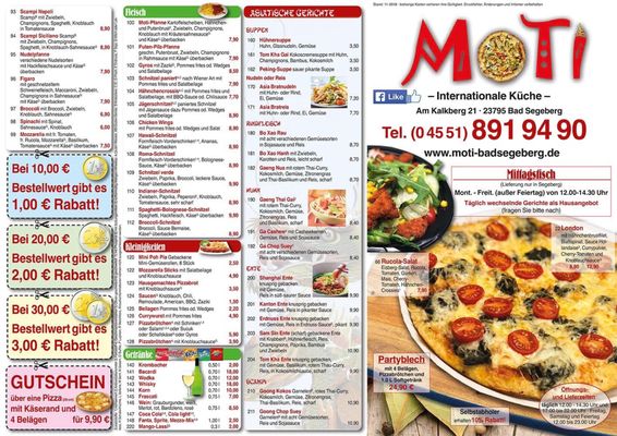 Menu photo 2 Moti Bad Segeberg, SH