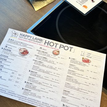Happy Lamb Hot Pot - Menu 10/27/23 - Hot Pot Near Me - Seattle, Washington Happy Lamb Hot Pot - Menu 10/27/23 - Hot Pot Near Me - Seattle, Washington