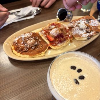 Snooze, an A.M. Eatery - Pancake Flight Customized - Breakfast & Brunch Near Me - Phoenix, Arizona Snooze, an A.M. Eatery - Pancake Flight Customized - Breakfast & Brunch Near Me - Phoenix, Arizona