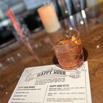 Bites & Bubbles - Happy Hour Old Fashioned. - Wine Bars Near Me - Orlando, Florida