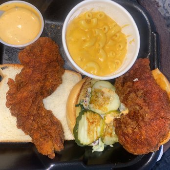 Dave's Hot Chicken - My order: Altogether this #3 plus and extra side was around $19.00 - Chicken Shop Near Me - Lancaster, California Dave's Hot Chicken - My order: Altogether this #3 plus and extra side was around $19.00 - Chicken Shop Near Me - Lancaster, California