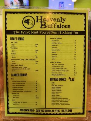 Menu photo 3 Heavenly Buffaloes Durham, NC