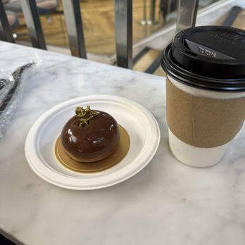 Jonquils Cafe & Bakery - Latte and coffee dessert - Cafes Near Me - Boston, Massachusetts